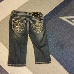 Girls Miss Me Capris